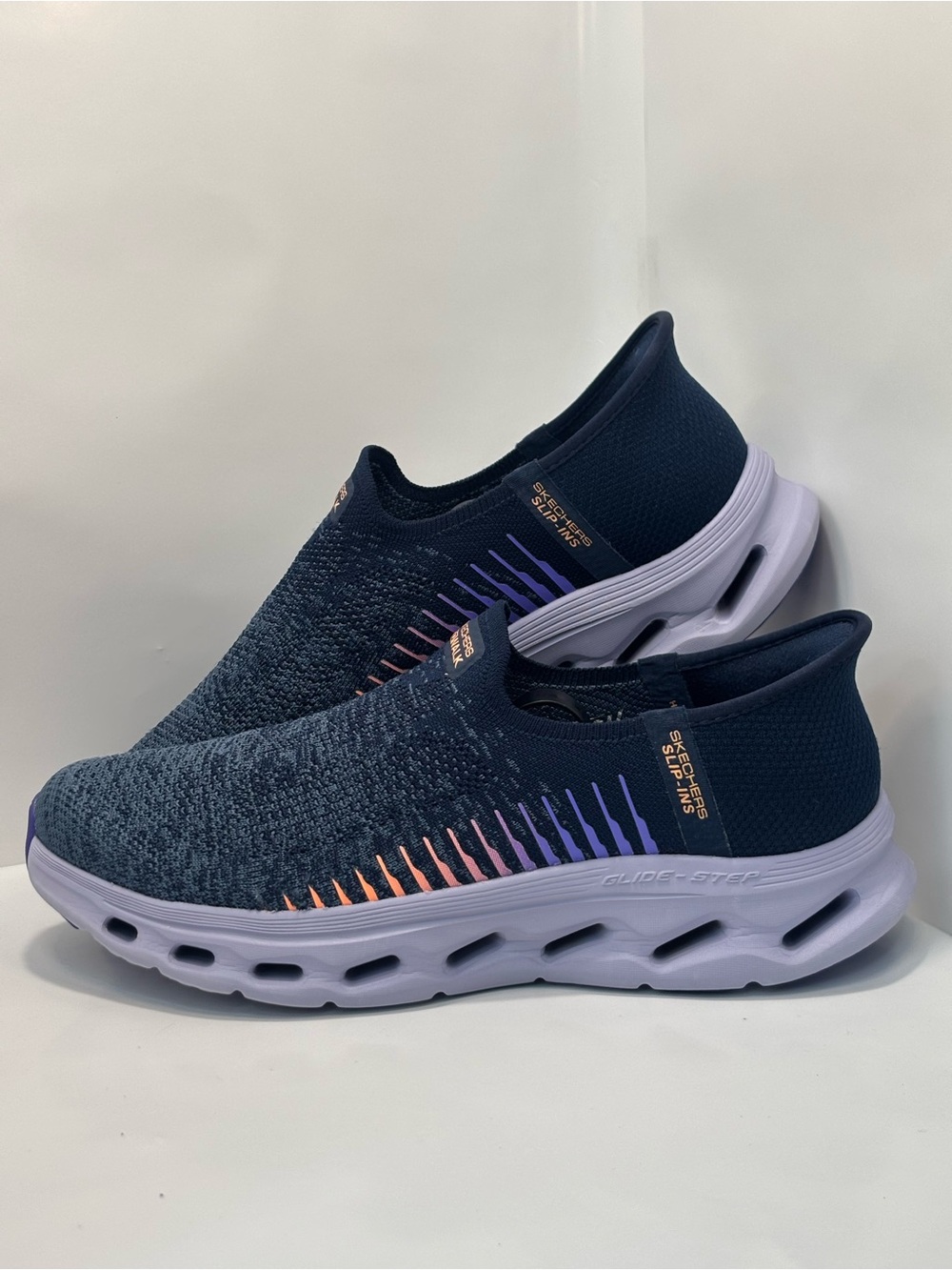 Skechers Women's Size 9.5 Slip-Ins GO Walk Glide-Step 2.0 Venus Blue Sneakers